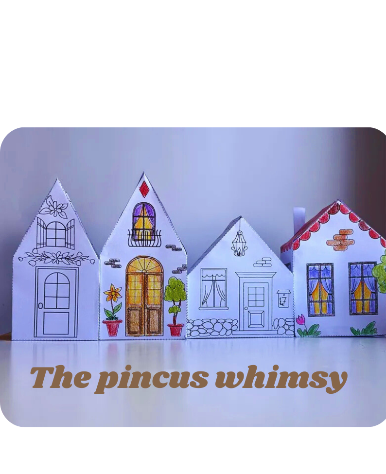 DIY Printable Coloring Craft-The pincus whimsy (Copy)